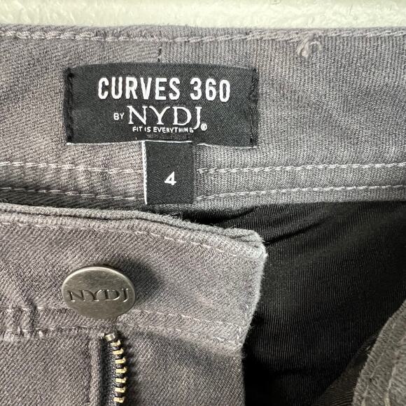 NYDJ Curves 360 Shape Slim-leg Ankle Jeans Size 4 in Vintage Pewter - Picture 9 of 11